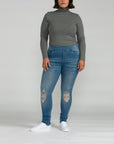 BluBerry Denim Pull-On Slim leg Camila