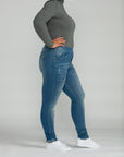 BluBerry Denim Pull-On Slim leg Camila