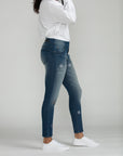 Bluberry denim Pull-On Ankle Length Mila