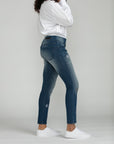Bluberry denim Pull-On Ankle Length Mila