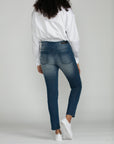 Bluberry denim Pull-On Ankle Length Mila