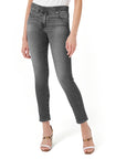 Bluberry denim Elastic Waistband Ankle Length Grace