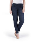 Bluberry Denim Elastic Waistband Ankle Length Opelia