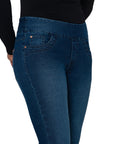 Bluberry Denim Pull-On Slim Leg Rinse Wash