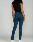 Bluberry Denim Zipper-Fly Straight Leg Amira
