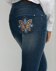 Bluberry Denim Pull-On Straight leg Cecila