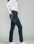 Bluberry Denim Pull-On Straight leg Cecila