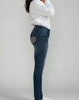 Bluberry Denim Pull-On Straight leg Cecila