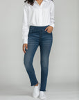 Bluberry Denim Pull-On Ankle Length Chole