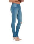Bluberry Denim Pull-On Slim Leg Helen