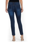 Bluberry Denim Zipper-Fly Ankle Length Jayleen