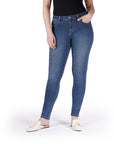 Bluberry Denim Zipper-Fly Ankle Length Medium Wash