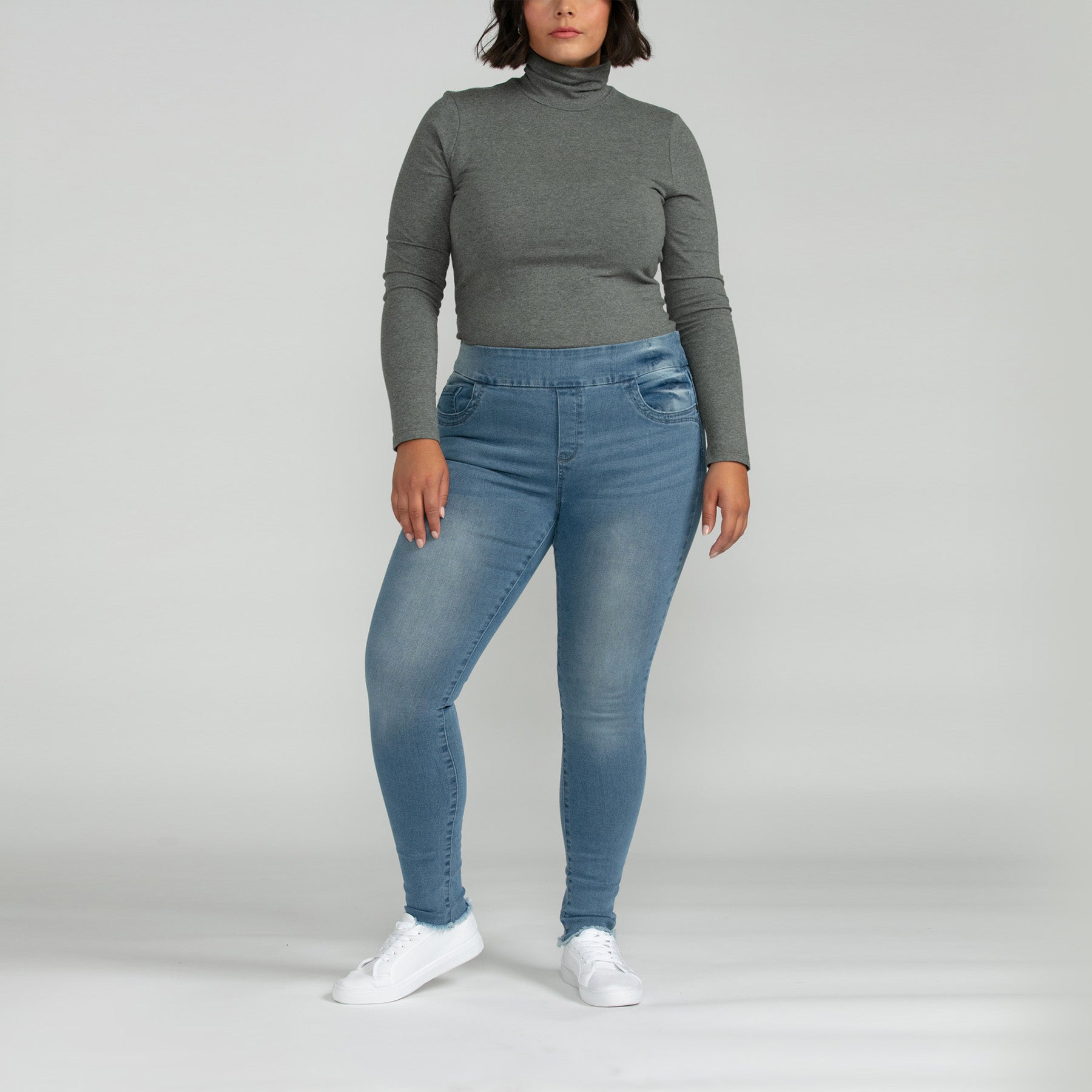 Bluberry Denim Pull-On Ankle length Reese