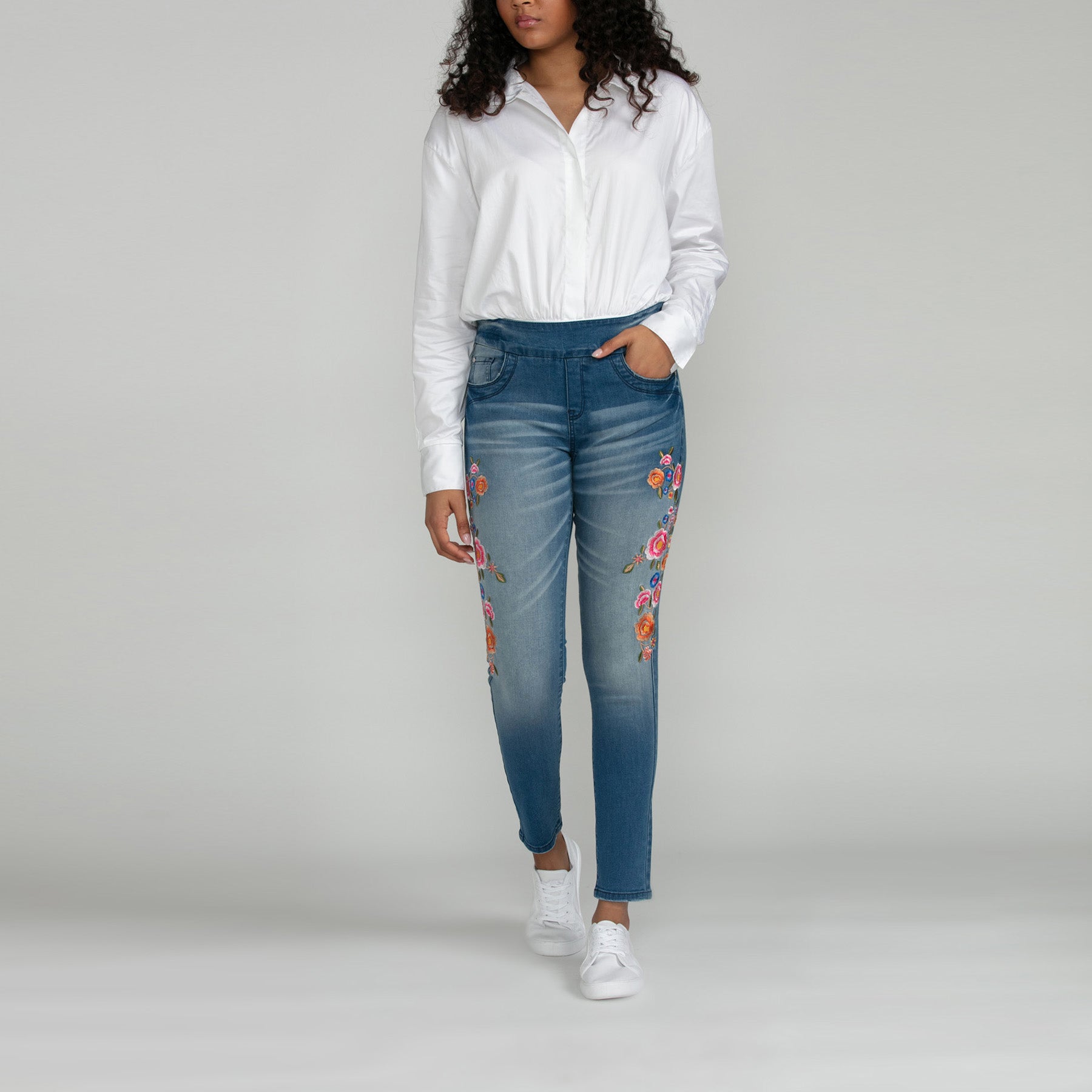 Bluberry Denim Pull-On Ankle length Teagon