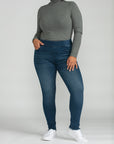 Bluberry Denim Pull-On Ankle Length Chole