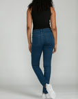 Bluberry Denim Zipper-Fly Slim Leg Amanda