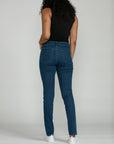 Bluberry Denim Zipper-Fly Slim Leg Amanda