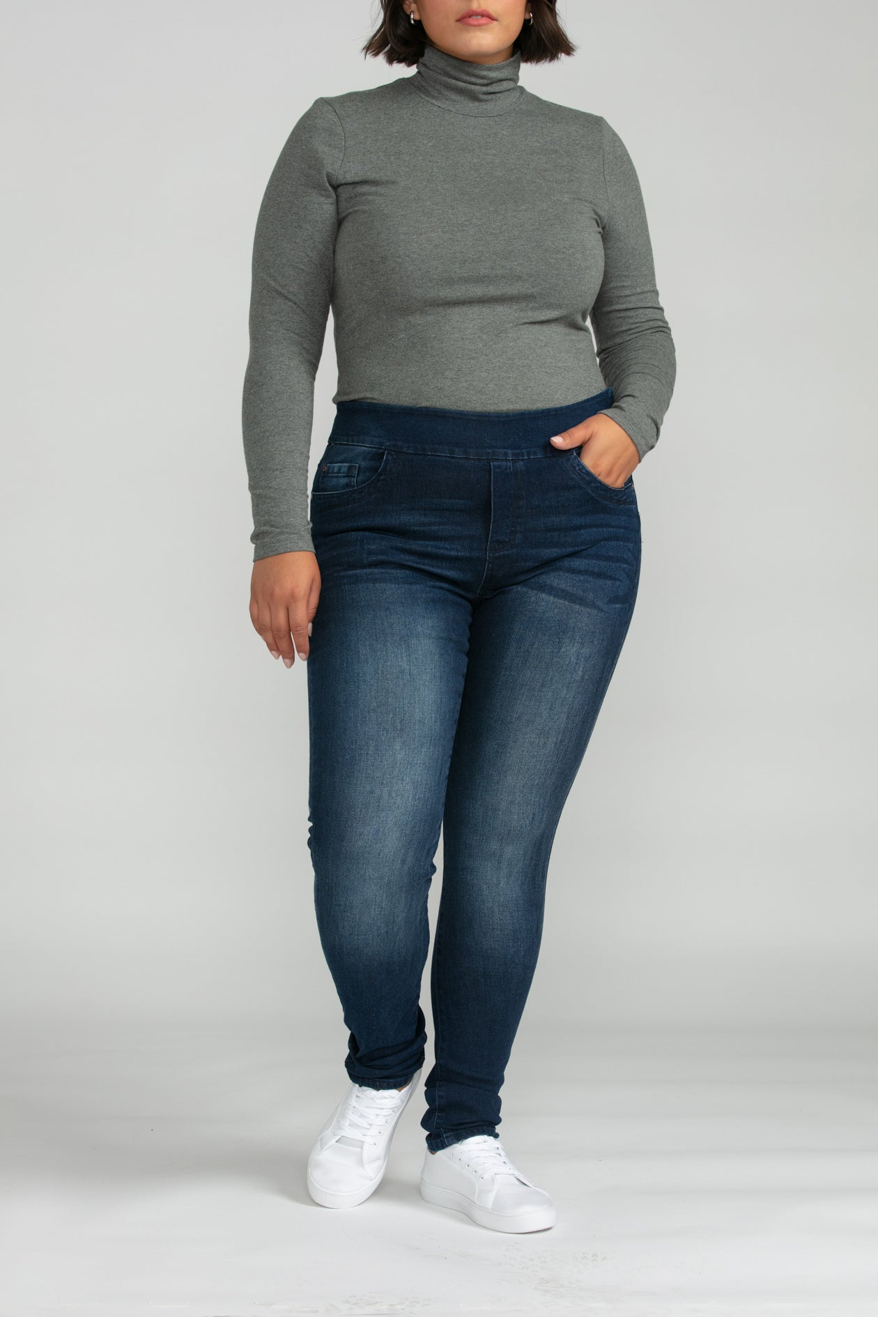 Bluberry Denim Pull-On Slim leg Charlotte