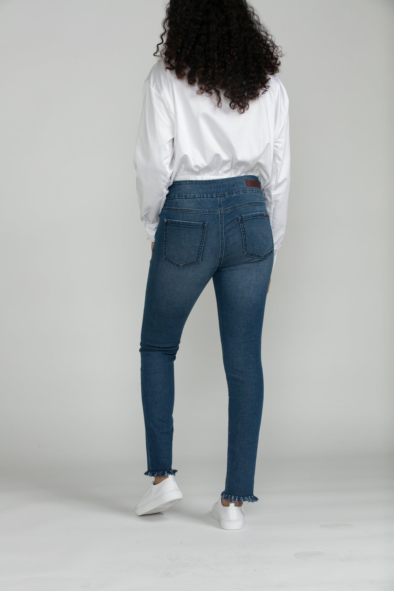 Bluberry Denim Pull-On Ankle Length Chole