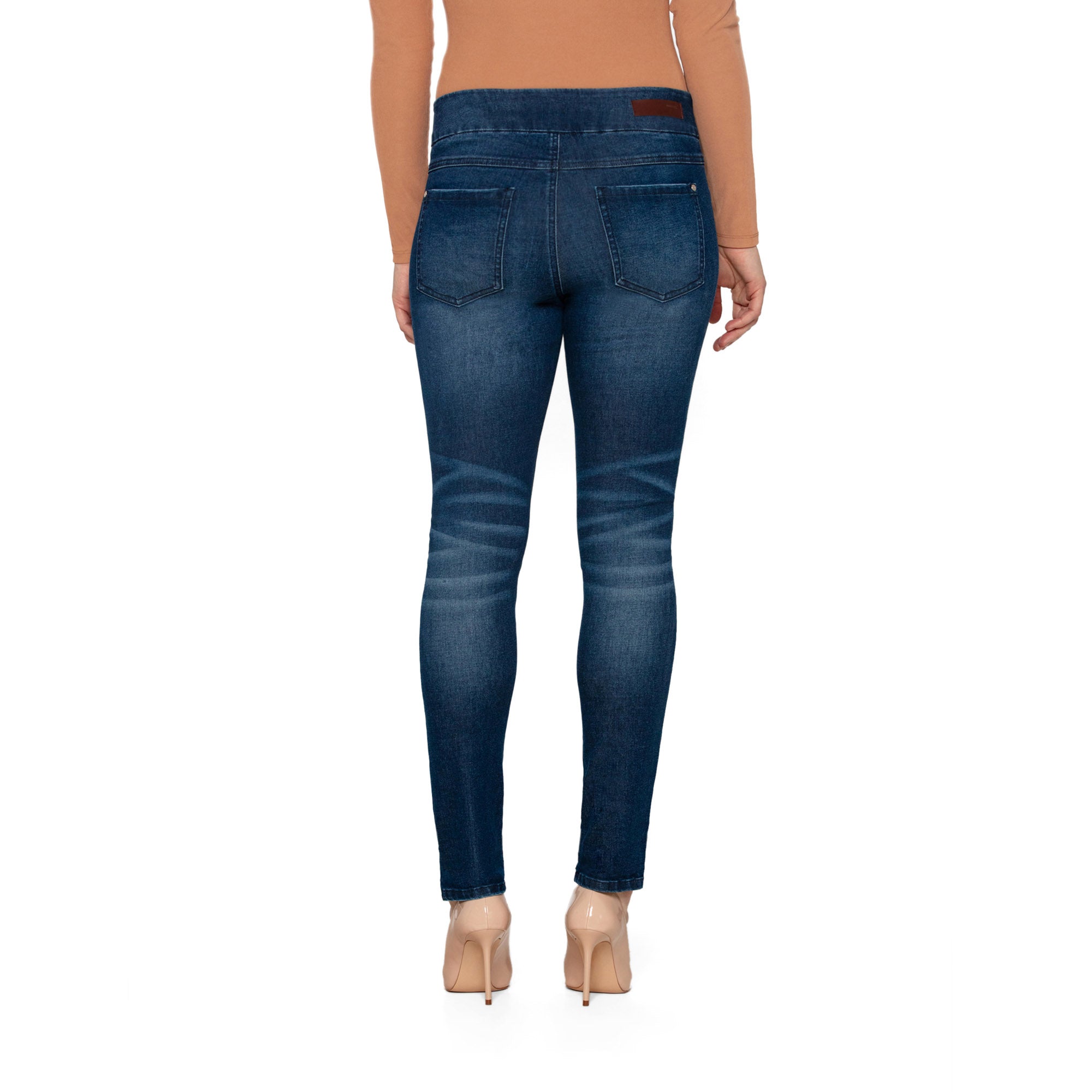 Bluberry Denim Pull-On Ankle Length Daisy