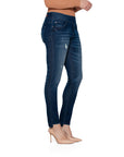 Bluberry Denim Pull-On Ankle Length Daisy