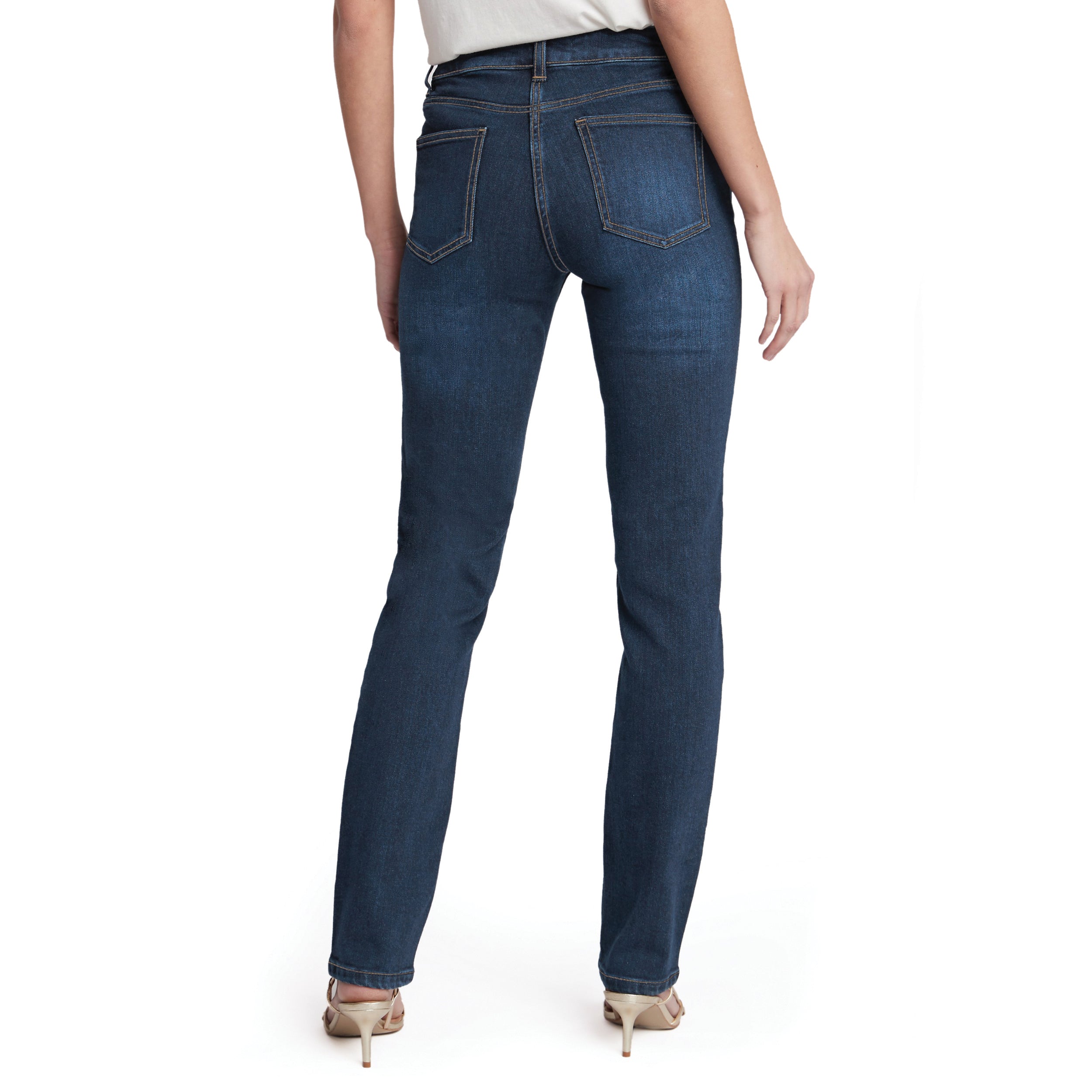 Bluberry Denim Zipper-Fly Slim Leg Emma