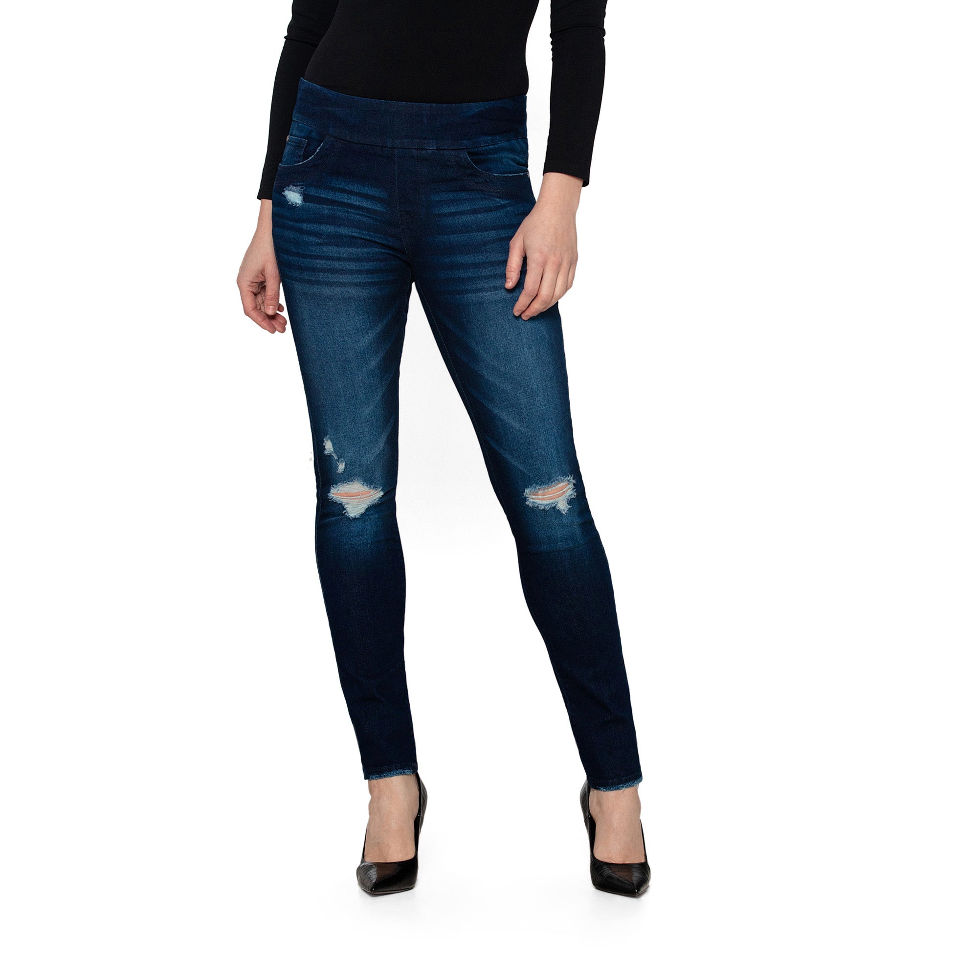 Bluberry Denim Pull-On Slim Leg Scarlett